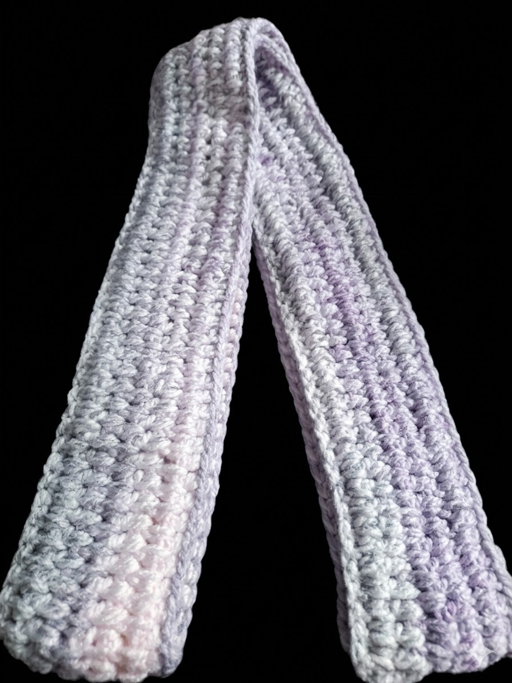 Handmade Light Lavender Crocheted Headband - Women Accessories